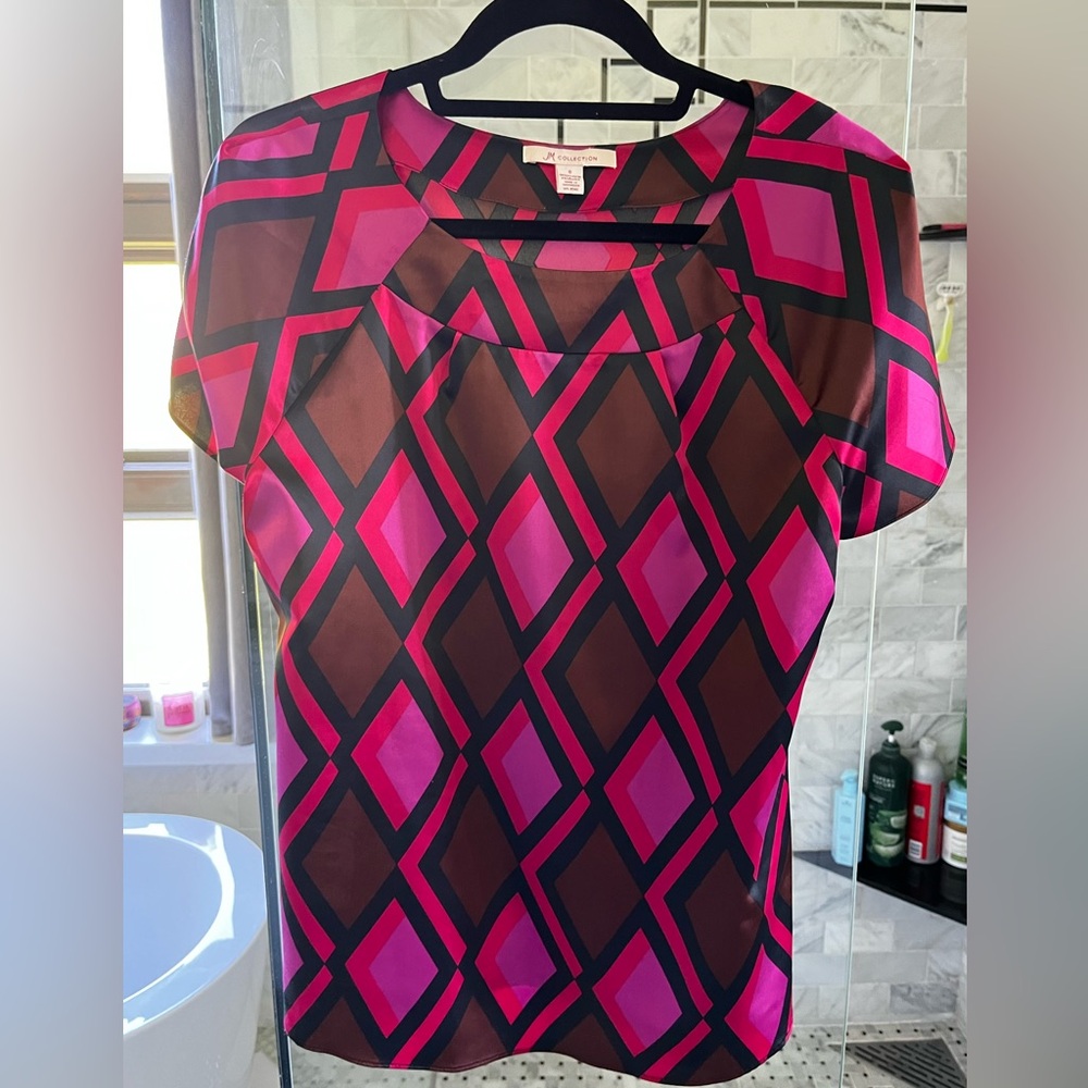 JM Collection Short Sleeved Top